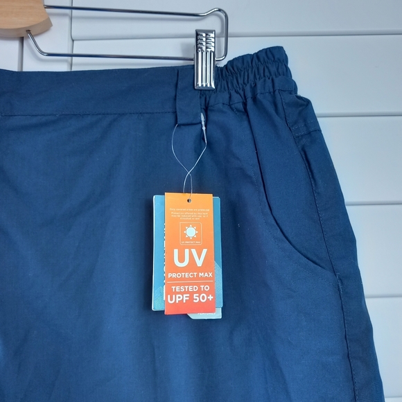 Mountain Warehouse Quest Shorts Navy Size 18 Lightweight UV Protection Quick Dry - Picture 3 of 12